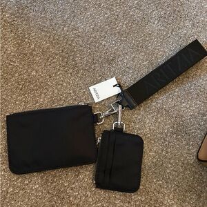 Aritzia Black Zippered Pouch